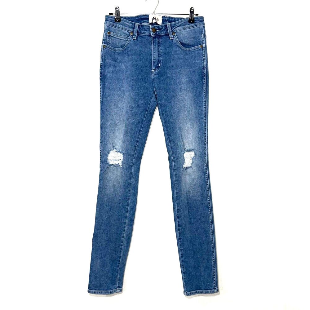 Rolla's Slim Fit Thin Distressed Knee Captain Jean - 30x34